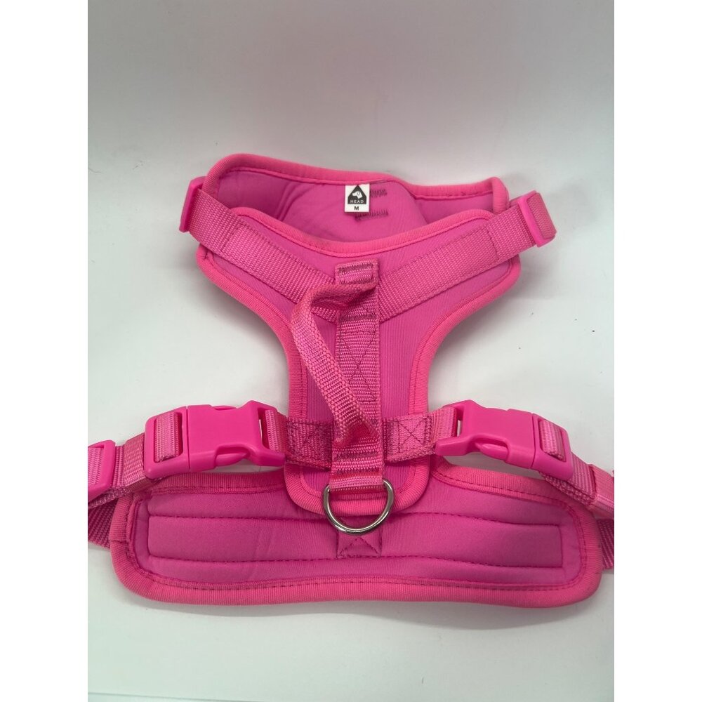 Bright Pink Dog Harness Size M Handle on Top